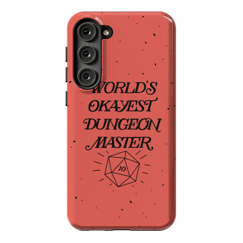 World's Okayest Dungeon Master Phone Case